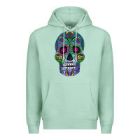 Seafoam sugar skull Premium Hoodie - FaDigitalArtStudio