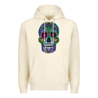 Sandshell sugar skull Premium Hoodie - FaDigitalArtStudio