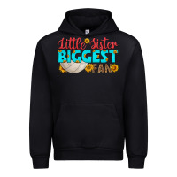 Black little sister biggest fan Urban Hoodie - HRA Design Shop