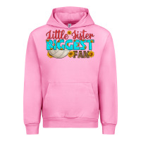 Fuchsia Pink little sister biggest fan Urban Hoodie - HRA Design Shop