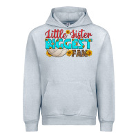Heather Grey little sister biggest fan Urban Hoodie - HRA Design Shop