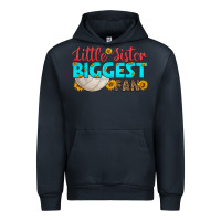 Navy little sister biggest fan Urban Hoodie - HRA Design Shop