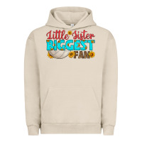 Little Sister Biggest Fan Urban Hoodie | Teevron