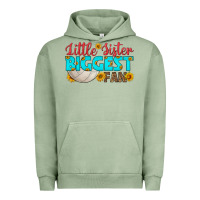 Pigment Oil Green little sister biggest fan Urban Hoodie - HRA Design Shop