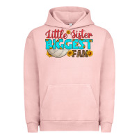Pigment Salmon little sister biggest fan Urban Hoodie - HRA Design Shop