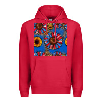 Cardinal usa sunflowers seamless pattern Premium Hoodie - HRA Design Shop