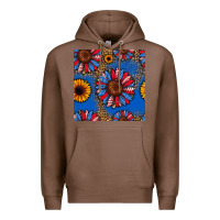 Chestnut usa sunflowers seamless pattern Premium Hoodie - HRA Design Shop