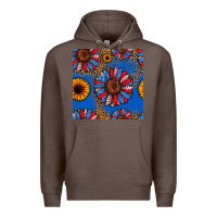 Coffee usa sunflowers seamless pattern Premium Hoodie - HRA Design Shop
