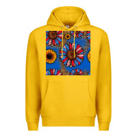 Lemon usa sunflowers seamless pattern Premium Hoodie - HRA Design Shop