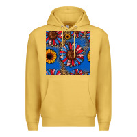 Antique Gold usa sunflowers seamless pattern Premium Hoodie - HRA Design Shop