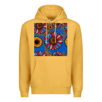 Mustard usa sunflowers seamless pattern Premium Hoodie - HRA Design Shop