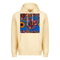 Pina Colada usa sunflowers seamless pattern Premium Hoodie - HRA Design Shop