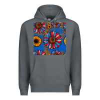 Rock usa sunflowers seamless pattern Premium Hoodie - HRA Design Shop