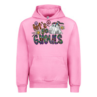 Fuchsia Pink let's go ghouls Urban Hoodie - CowhideDigitalArt
