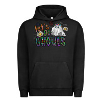 Pigment Black let's go ghouls Urban Hoodie - CowhideDigitalArt
