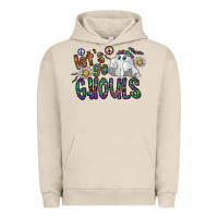 Pigment French Oak let's go ghouls Urban Hoodie - CowhideDigitalArt