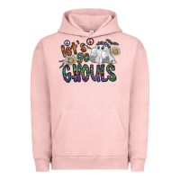 Pigment Salmon let's go ghouls Urban Hoodie - CowhideDigitalArt