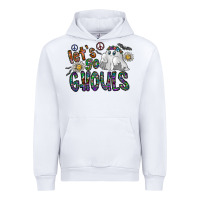 White let's go ghouls Urban Hoodie - CowhideDigitalArt