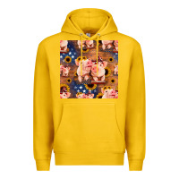 Lemon american pigs seamless pattern Premium Hoodie - HRA Design Shop
