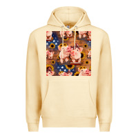 Pina Colada american pigs seamless pattern Premium Hoodie - HRA Design Shop