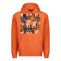 Carrot american pigs seamless pattern Premium Hoodie - HRA Design Shop