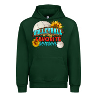Forest Green volleyball is my favorite season Urban Hoodie - HRA Design Shop
