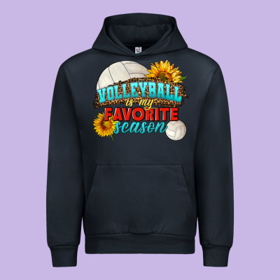 Volleyball Is My Favorite Season Urban Hoodie Designed By Hra Design Shop