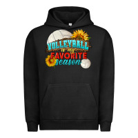Pigment Black volleyball is my favorite season Urban Hoodie - HRA Design Shop