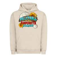 Pigment French Oak volleyball is my favorite season Urban Hoodie - HRA Design Shop