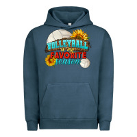 Pigment Midnight Navy volleyball is my favorite season Urban Hoodie - HRA Design Shop