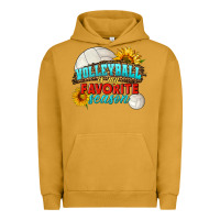 Pigment Peanut Butter volleyball is my favorite season Urban Hoodie - HRA Design Shop