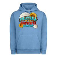 Pigment Pebble Blue volleyball is my favorite season Urban Hoodie - HRA Design Shop