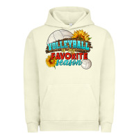 Pigment Pistachio volleyball is my favorite season Urban Hoodie - HRA Design Shop