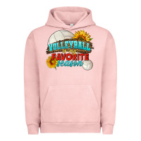 Pigment Salmon volleyball is my favorite season Urban Hoodie - HRA Design Shop