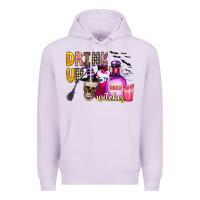 Lilac drink up witches Premium Hoodie - CowhideDigitalArt