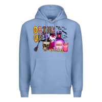 Colony Blue drink up witches Premium Hoodie - CowhideDigitalArt