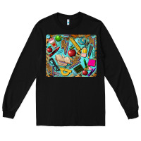Black teacher mousepad Long Sleeve Tee - BarkalooDesign
