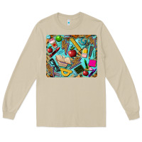 Mushroom teacher mousepad Long Sleeve Tee - BarkalooDesign