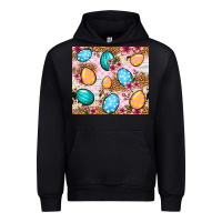 Black Easter eggs cowhide leopard tumbler Easter Day Urban Hoodie - Neo Western