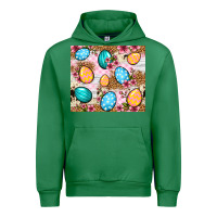 Emerald Easter eggs cowhide leopard tumbler Easter Day Urban Hoodie - Neo Western