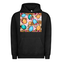 Pigment Black Easter eggs cowhide leopard tumbler Easter Day Urban Hoodie - Neo Western