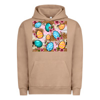Pigment Burro Easter eggs cowhide leopard tumbler Easter Day Urban Hoodie - Neo Western