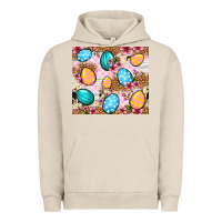 Pigment French Oak Easter eggs cowhide leopard tumbler Easter Day Urban Hoodie - Neo Western