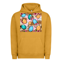 Pigment Peanut Butter Easter eggs cowhide leopard tumbler Easter Day Urban Hoodie - Neo Western