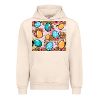 Sandshell Easter eggs cowhide leopard tumbler Easter Day Urban Hoodie - Neo Western