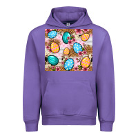 Tulip Easter eggs cowhide leopard tumbler Easter Day Urban Hoodie - Neo Western