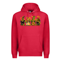 Cardinal sunflower gnomies Premium Hoodie - FaDigitalArtStudio