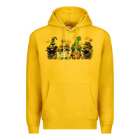 Lemon sunflower gnomies Premium Hoodie - FaDigitalArtStudio