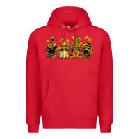 Red sunflower gnomies Premium Hoodie - FaDigitalArtStudio