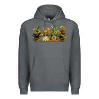 Rock sunflower gnomies Premium Hoodie - FaDigitalArtStudio